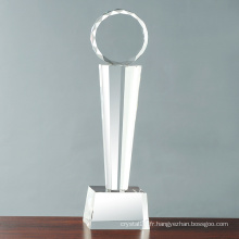 Trophée personnalisé Crystal Award avec logo (KS04020)